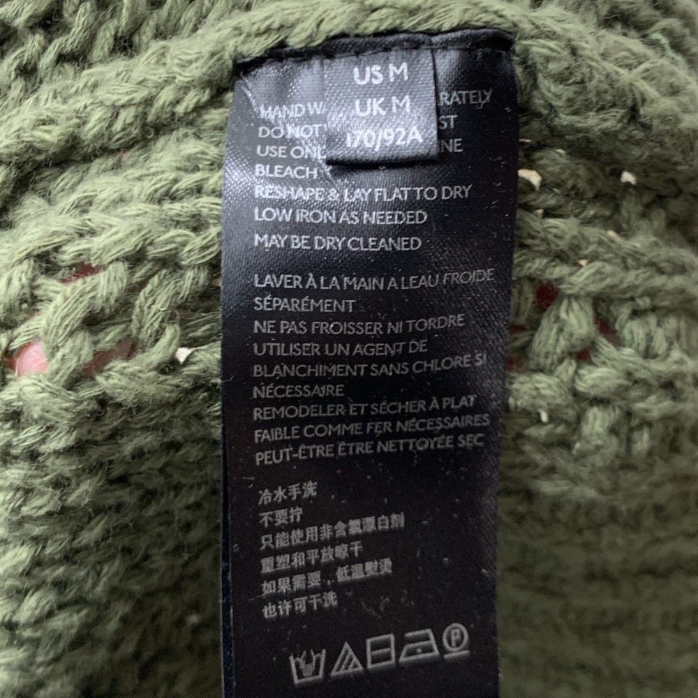 Anthropologie Green Knit Button-Down Top - Picture 10 of 11